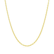 Bids.com 14k Yellow Gold Round Cable Link Chain 1.5mm Necklaces White Smoke 16 / Yellow Gold,17 / Yellow Gold,18 / Yellow Gold,20 / Yellow Gold