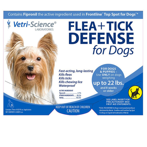 21st Century 21st Century Flea + Tick Defense For Dogs And Puppies Up To 22-Pound Pet Flea & Tick Control White Smoke