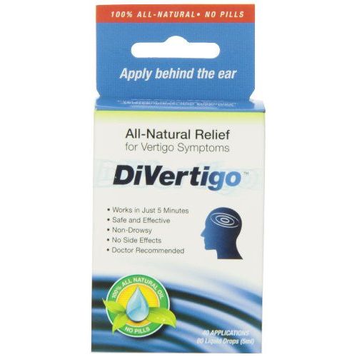 DiVertigo DiVertigo Topical Oil Non-Drowsy All Natural Relief For Symptoms 0.17 Oz Health Care Lavender