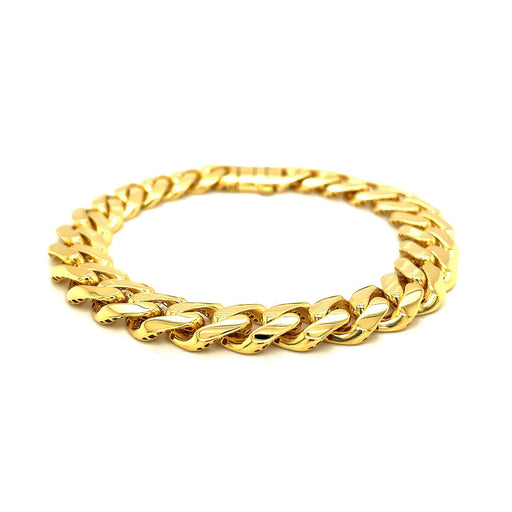 Bids.com 14k Yellow Gold Polished Curb Chain Bracelet Bracelets White Smoke 7 / Yellow Gold,8.5 / Yellow Gold