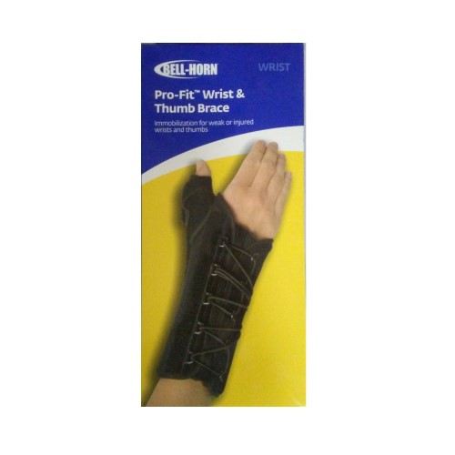 0 Brace Wrist Thumb Univ Left Pro Fit Ds Wall Jacks & Braces Black