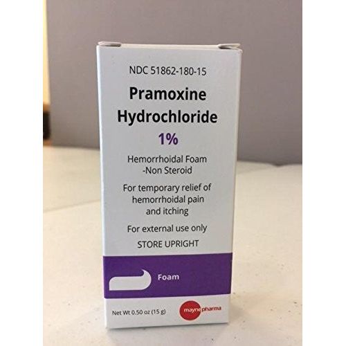 Pramoxine Hydrochloride Pramoxine Hydrochloride 1% Hemorrhoidal Foam Health Care Gray