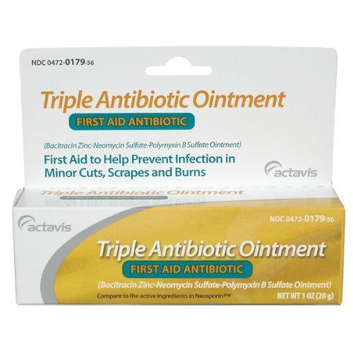 Actavis Actavis Triple Antibiotic Ointment 1 Oz First Aid Lavender