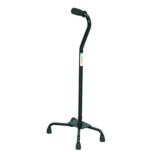 Essential Medical Supply Essential Medical Supply W1301 Small Base Quad Canes Walkers White Smoke