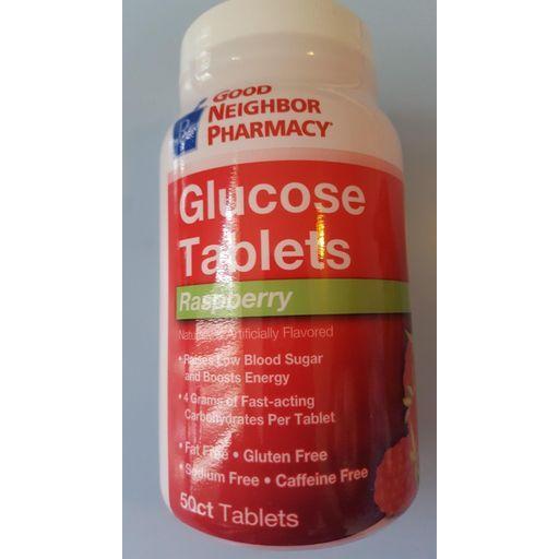 GNP GNP Glucose Tab Raspberry 50ct Health & Beauty Dark Gray