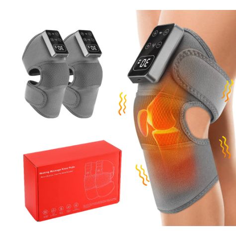 🦶 Electric Ankle Brace – Adjustable Hot Compress & Vibration Massage Support