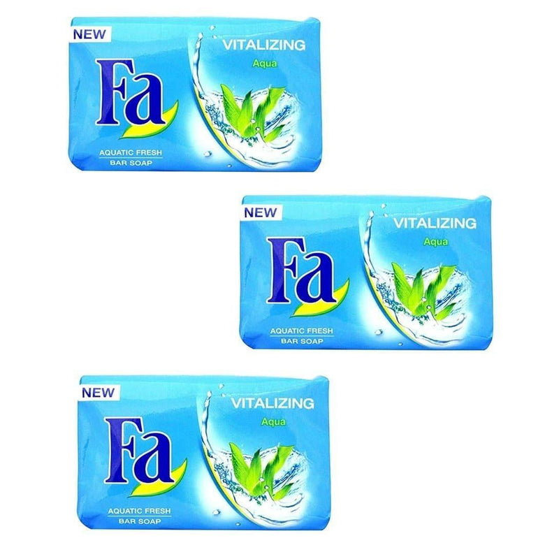 Fa Fa Vitalizing Aqua Fresh Soap 175gm Dish Detergent & Soap White Smoke