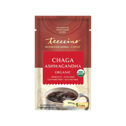 Teeccino Chaga Ashwagandha Butterscotch Cream Mushroom Herbal Coffee Herbal Coffee Sienna Trial Size