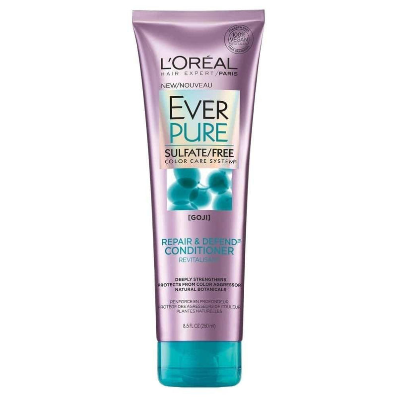 L'Oreal L'Oreal Paris Ever Pure Repair Defend Sulfate Free Conditioner, 8.5 Fl. Oz Conditioners White Smoke