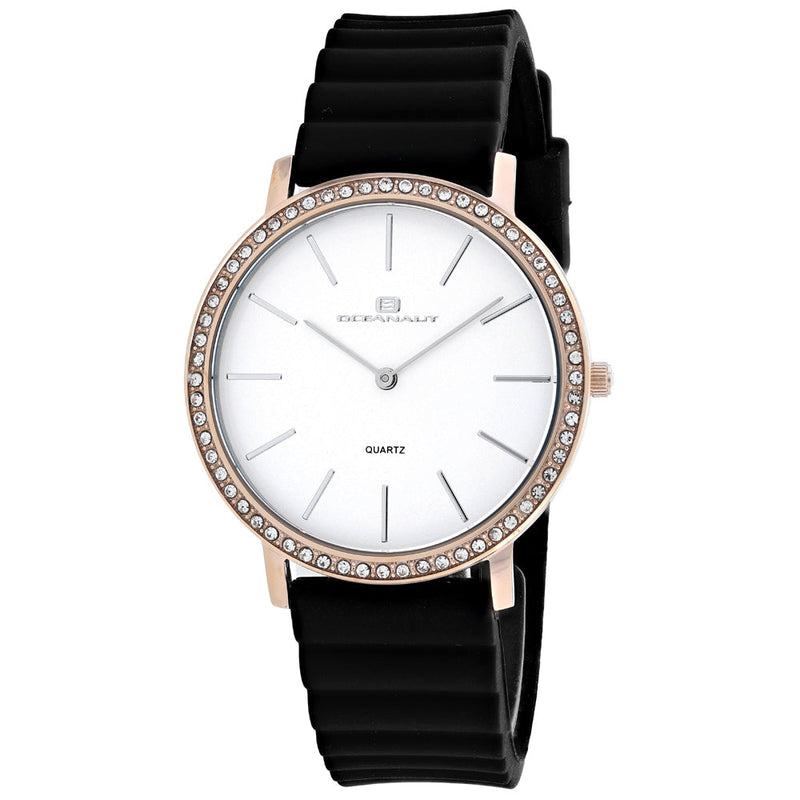 Bids.com Oceanaut Women's Ripple Watches White Smoke