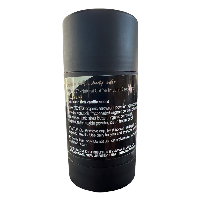 KAFX Body Vanilla Bean Coffee-Infused Natural Deodorant – Warm, Rich, & Safe for All Deodorant Dark Slate Gray