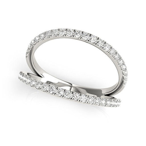 Bids.com 14k White Gold Diamond Split Band Ring (1/4 cttw) Rings White Smoke 3 / White Gold,3.5 / White Gold,4 / White Gold,4.5 / White Gold,5 / White Gold,5.5 / White Gold,6 / White Gold,6.5 / White Gold,7 / White Gold,7.5 / White Gold,8 / White Gold,8.5 / White Gold,9 / White Gold