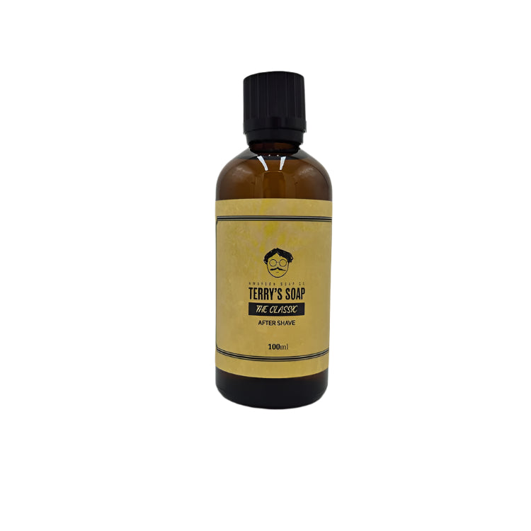 Hwayeon Soap Co. Terry's Soap The Classic Shaving Collection Shaving Set White Smoke Aftershave Alcohol-Free 3.4 oz