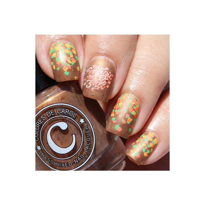 UberChic Beauty Lovely Leaves-04 Stamping Plate Rosy Brown