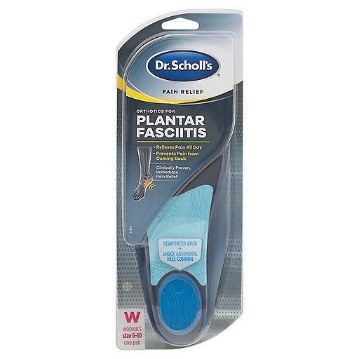 Dr. Scholl's Dr. Scholl's Women's Pain Relief Orthotics Size 6 To 10, 1 PR, For Plantar Fasciitis Personal Care Slate Gray