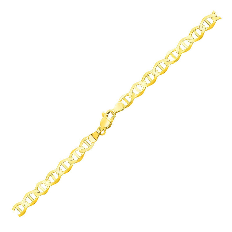 Bids.com 5.5mm 10k Yellow Gold Mariner Link Chain Necklaces White Smoke 18 / Yellow Gold,20 / Yellow Gold,22 / Yellow Gold,24 / Yellow Gold,30 / Yellow Gold,One / Yellow Gold