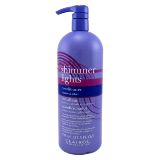 Clairol Clairol Shimmer Lights Conditioner Blonde And Silver 31.5 Oz Conditioners White Smoke