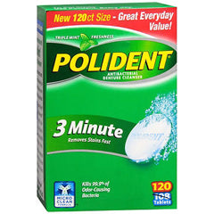 Polident Polident Denture Cleaner Tablet Medical Supplies Forest Green