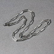 Bids.com 14k White Gold Bold Paperclip Chain (4.2 mm) Necklaces Dark Gray 18 / White Gold