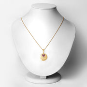 Bids.com 0.20 Carat Genuine Ruby .925 Sterling Silver Pendant Pendants Lavender size 18.00