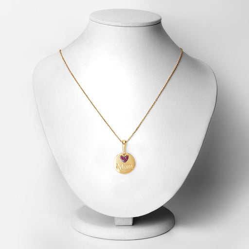 Bids.com 0.20 Carat Genuine Ruby .925 Sterling Silver Pendant Pendants Lavender size 18.00