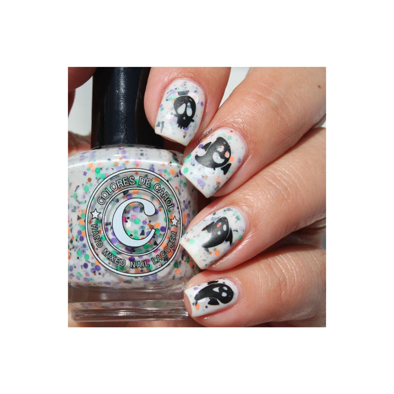 UberChic Beauty Halloween-05 Stamping Plate Rosy Brown