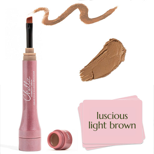 Chella eyebrow cream Brow & Eye White Smoke Luscious Light Brown