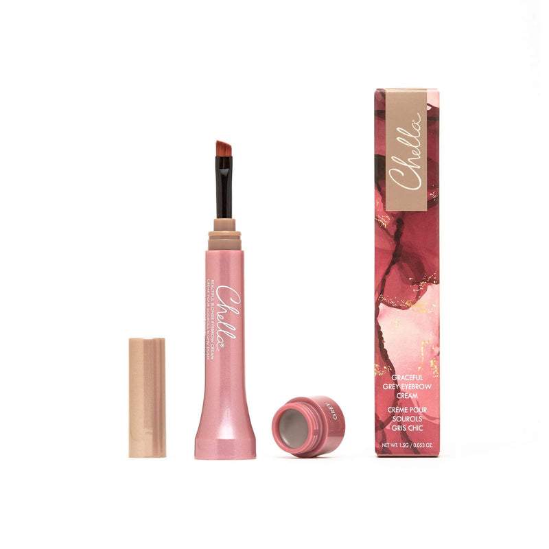 Chella eyebrow cream Brow & Eye White Smoke Beautiful Blonde,Luscious Light Brown,Tantalizing Taupe,Marvelous Medium Brown,Awesome Auburn,Dazzling Dark Brown,Delightful Deep Brown,Graceful Grey,Elegant Ebony