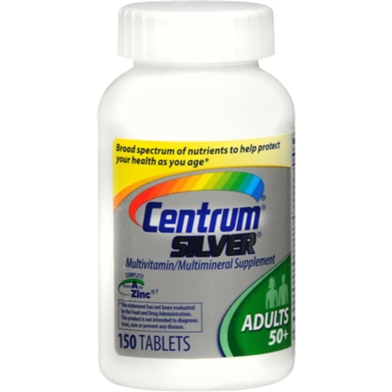 Centrum Centrum Silver Multivitamin For Adults 50 Plus, Multivitamin/Multimineral Supplement With Vitamin D3, B Vitamins, Calcium And Antioxidants, Gluten Free, Non-GMO Ingredients Vitamins & Supplements White Smoke