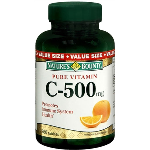 Nature's Bounty Nature's Bounty Vitamin C-500 Mg Supplement - 250 Tablets Vitamins & Supplements White Smoke