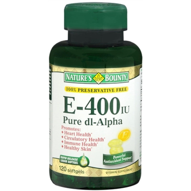 Nature's Bounty Nature's Bounty Vitamin E - 400 IU - Pure dl-Alpha - 180 Mg Vitamins & Supplements White Smoke