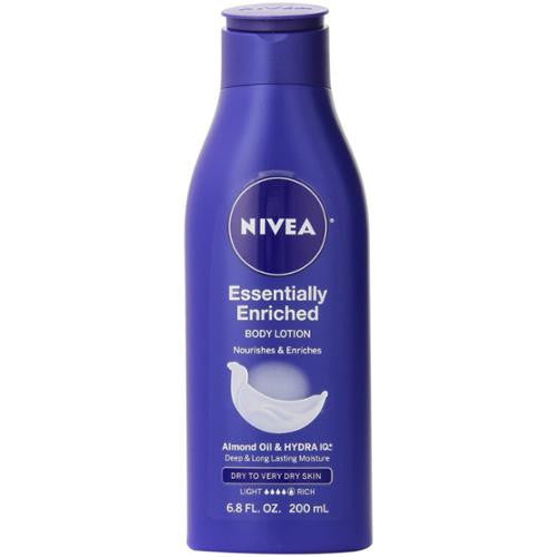 Nivea Nivea Essentially Enriched Body Lotion For Dry Skin, 6.8 Fl Oz Bottle Lotion & Moisturizer White Smoke