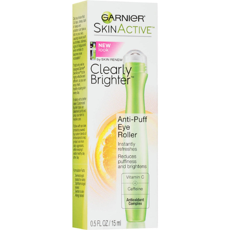 Garnier Garnier Skin Active Eye Roller, Anti Puff, Clearly Brighter 0.5 Fl Oz Eye Roller Lavender
