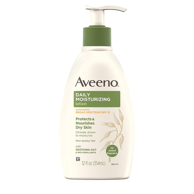 Aveeno Aveeno Active Naturals Daily Moisturizing Lotion With Sunscreen SPF 15 Lotion & Moisturizer White Smoke