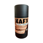 KAFX Body Palo Santo + Sandalwood Coffee-Infused Natural Deodorant – Rustic & Woodsy Deodorant Tan