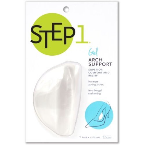 Profoot Step 1 Gel Arch Support Fits All Insoles & Inserts White Smoke