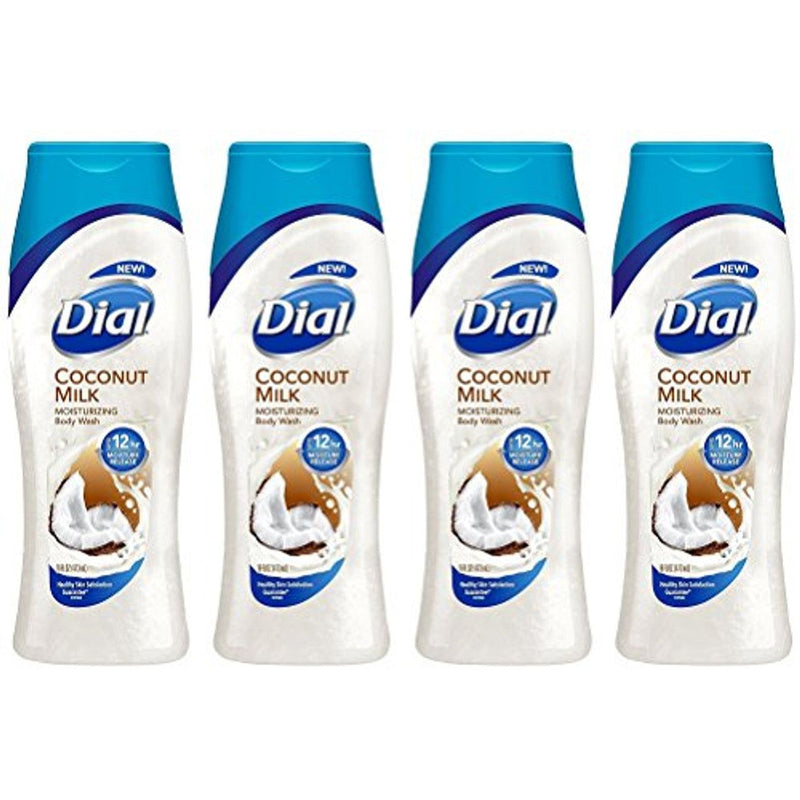 Dial Dial Coconut Milk Moisturizing Body Wash 16 Fl. Oz. Bottle Body Wash White Smoke