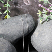 Bids.com 14k White Gold Oval Cable Link Chain 0.97mm Necklaces Dark Gray 16 / White Gold,18 / White Gold,20 / White Gold,One / White Gold