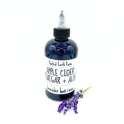 Rooted Earth Farm + Apothecary Herbal Aloe Vinegar Hair Rinse Hair + Nail Care Dark Slate Gray Rosemary,Lavender