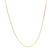 Bids.com 14k Yellow Gold Diamond Cut Cable Link Chain 0.8mm Necklaces White Smoke 16 / Yellow Gold,18 / Yellow Gold,20 / Yellow Gold,One / Yellow Gold