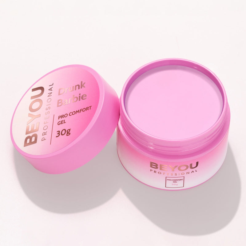 nbmsupply BEYOU Professional Pro Comfort Gel 30ml Misty Rose Clear,Caramel Mist,Coconut,EstetiKa,Love Code,Lover,Milky Sky,Old Money,Soft Roze,Berry Mousse,Better than Chocolate,Blush,Bubble Tea,Cacao,Dove,Drunk Barbie,Extra Crystal,Her Lips,Luxe,Martini,April in Paris,Pink Martini,Pink Prosseco,Pina Colada,Sky Lou