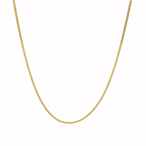 Bids.com 14k Yellow Gold Gourette Chain 1.0mm Necklaces White Smoke 16 / Yellow Gold,18 / Yellow Gold,20 / Yellow Gold,One / Yellow Gold