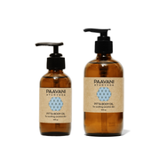 Paavani Ayurveda Pitta Body Oil | Cooling Ayurvedic Abhyanga Oil for Sensitive Skin variable White Smoke 4oz.,8oz.