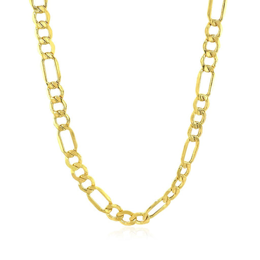 Bids.com 5.4mm 10k Yellow Gold Lite Figaro Chain Necklaces White Smoke 18 / Yellow Gold,20 / Yellow Gold,24 / Yellow Gold,One / Yellow Gold