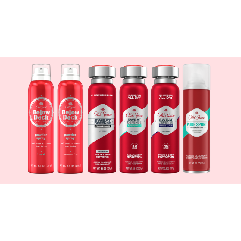 Old Spice Old Spice High Endurance Pure Sport Aerosol Dry Spray Deodorant 6 Oz Deodorant Misty Rose