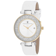 Bids.com Christian Van Sant Women's Dazzle Watches White Smoke