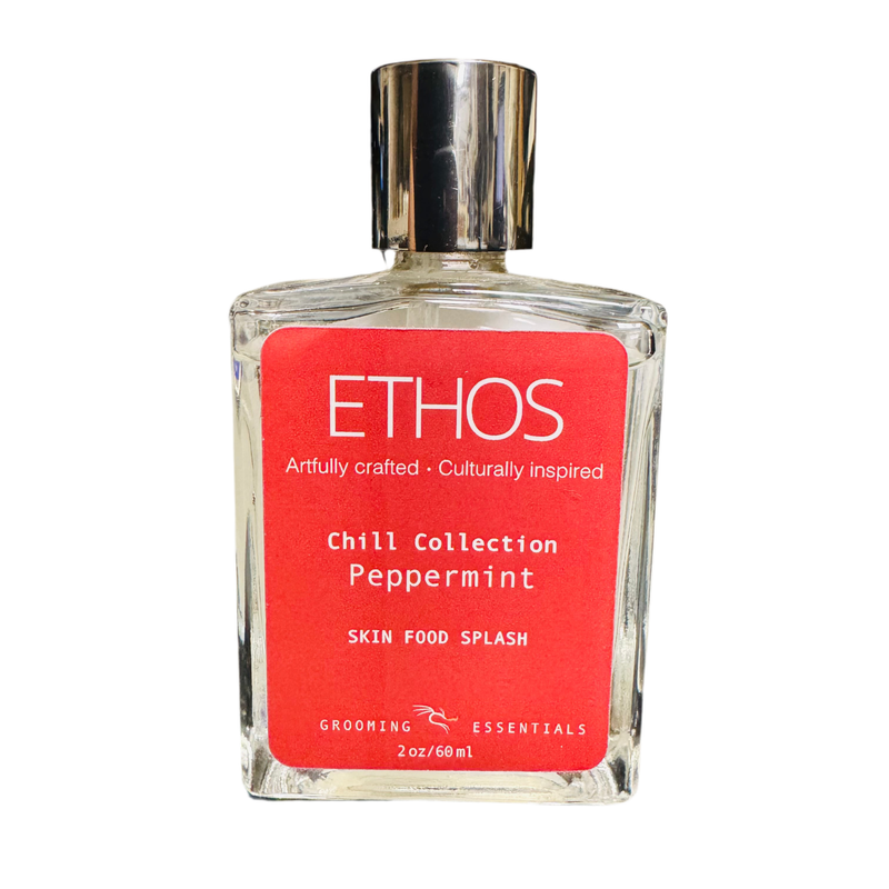 Ethos Grooming Essentials Ethos Grooming Essentials Chill Collection Peppermint 2 oz Skin Food splash White Smoke
