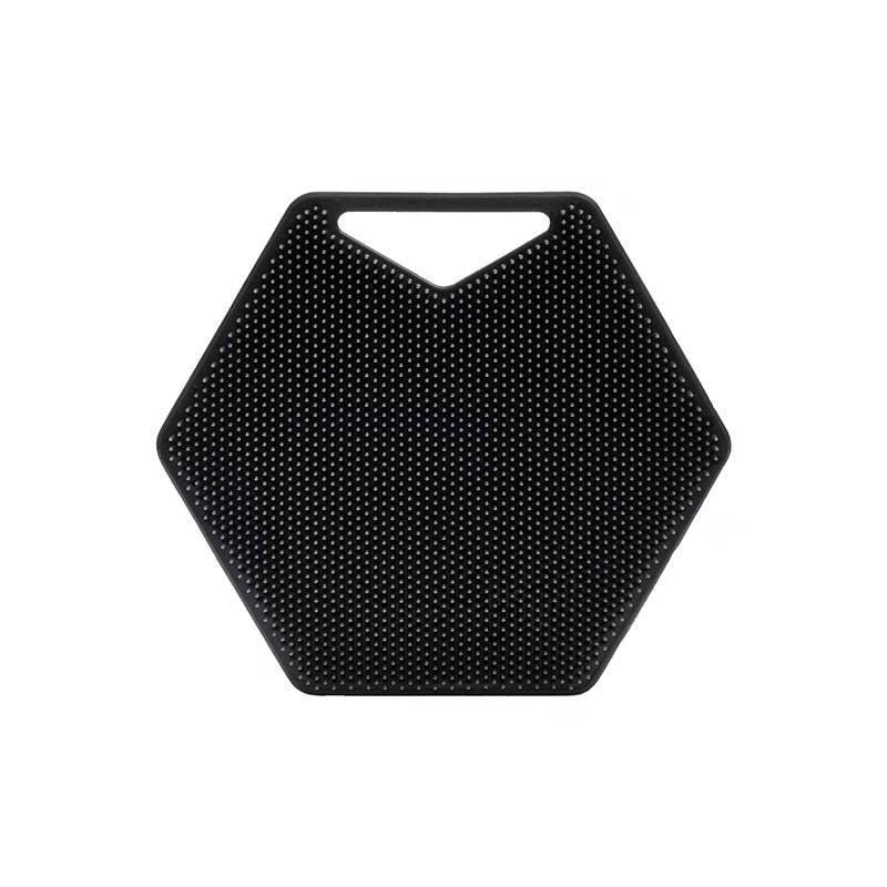 ZAQ Skin & Body ZAQ Silicone Brush Scrubber for Deep Cleaning & Exfoliation Skin Care Black