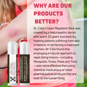 COLEHERBALS LLC 15 - Dr. Cole's Insect Repellent Stick Herbal Pink