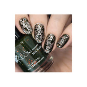 UberChic Beauty Lovely Leaves-03 Stamping Plate Rosy Brown